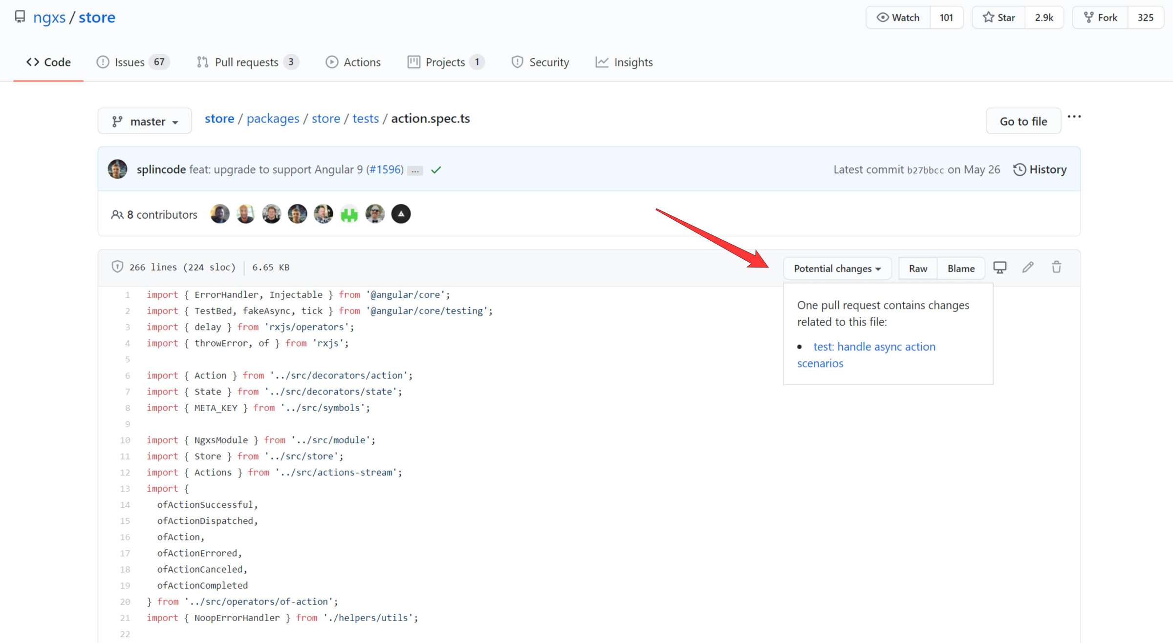 Potential changes for GitHub