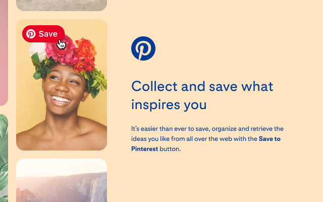 Pinterest Save Button promo image