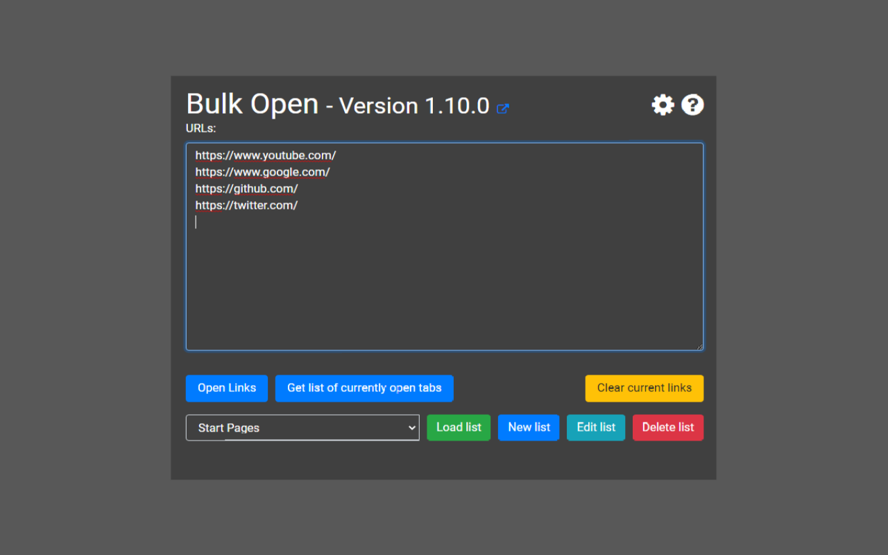 Bulk URL Opener