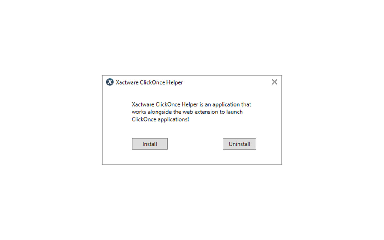 Xactware ClickOnce