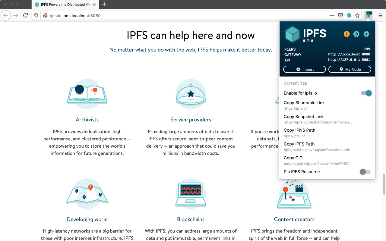 IPFS Companion