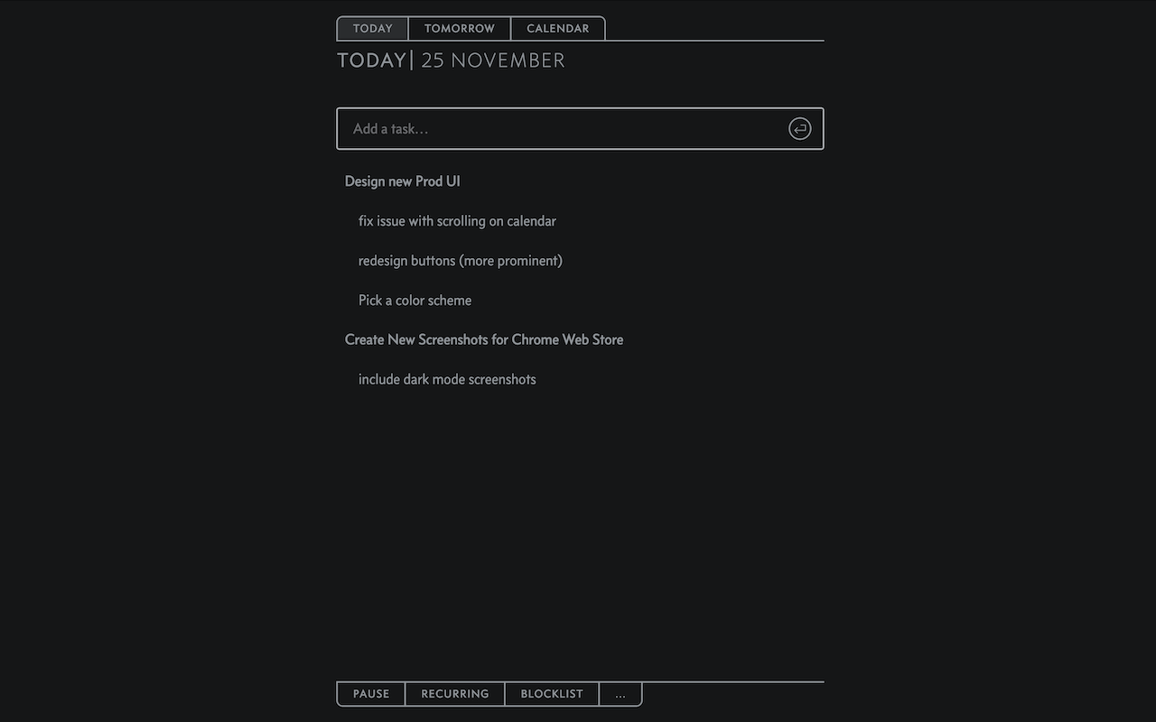 Prod — a thoughtful to-do list