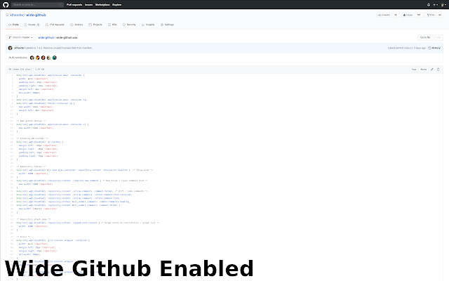 Wide GitHub