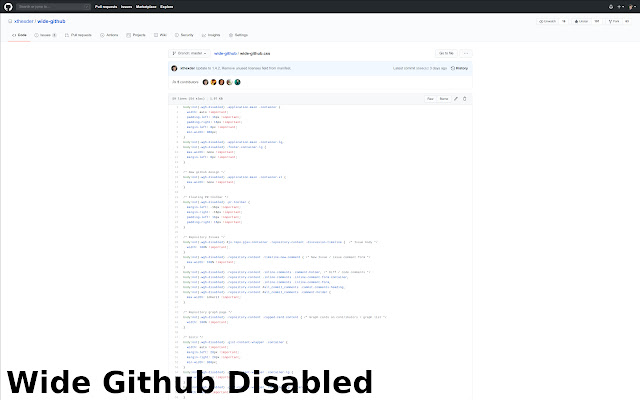 Wide GitHub