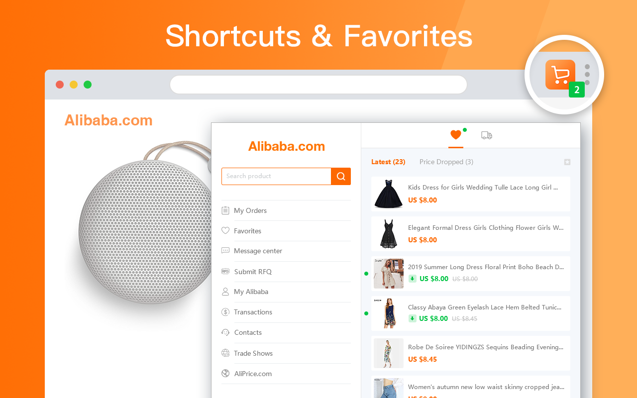 AliPrice price tracker for Alibaba