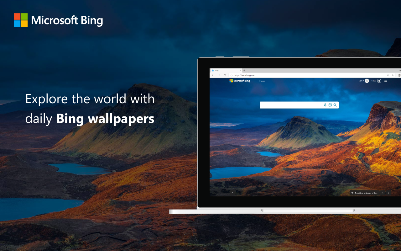 Microsoft Bing Landscape Theme Desktop Wallpaper 04 Preview