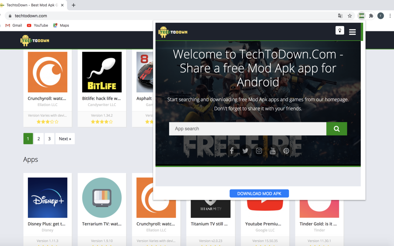 TechToDown - Games Apps MOD APK – Instale esta extensão para o 🦊 Firefox  (pt-BR)