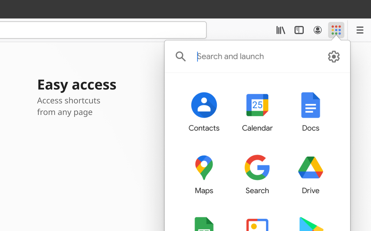 G App Launcher (Google™ Shortcuts)