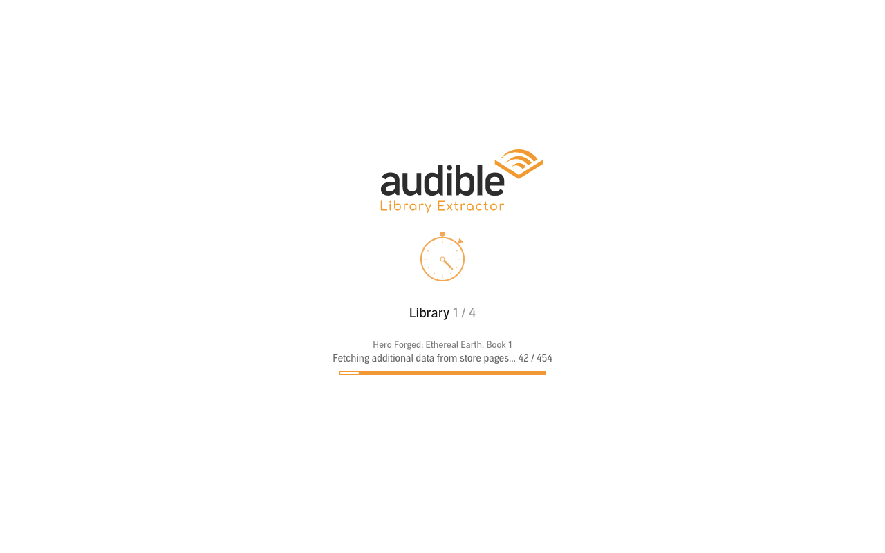 Audible Library Extractor