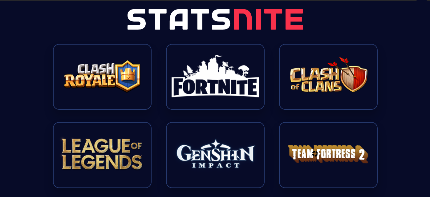 StatsNite • Game Stats, Profiles, and Info