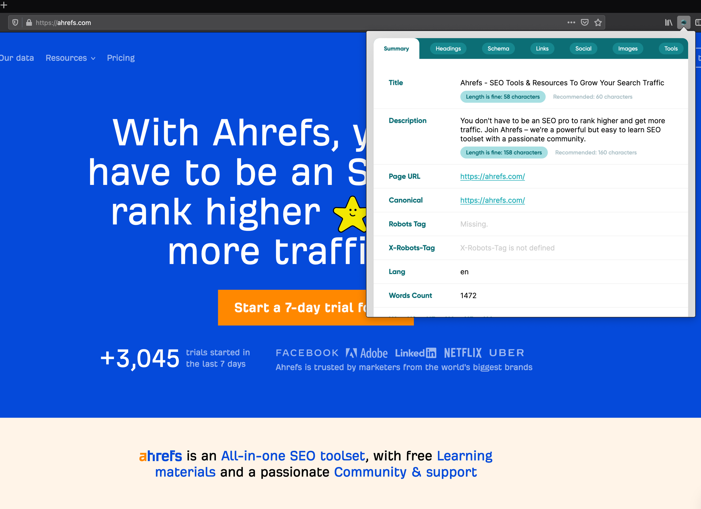 ROSSK SEO Extension