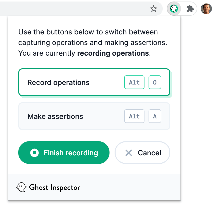 Ghost Inspector - Web Test Recorder