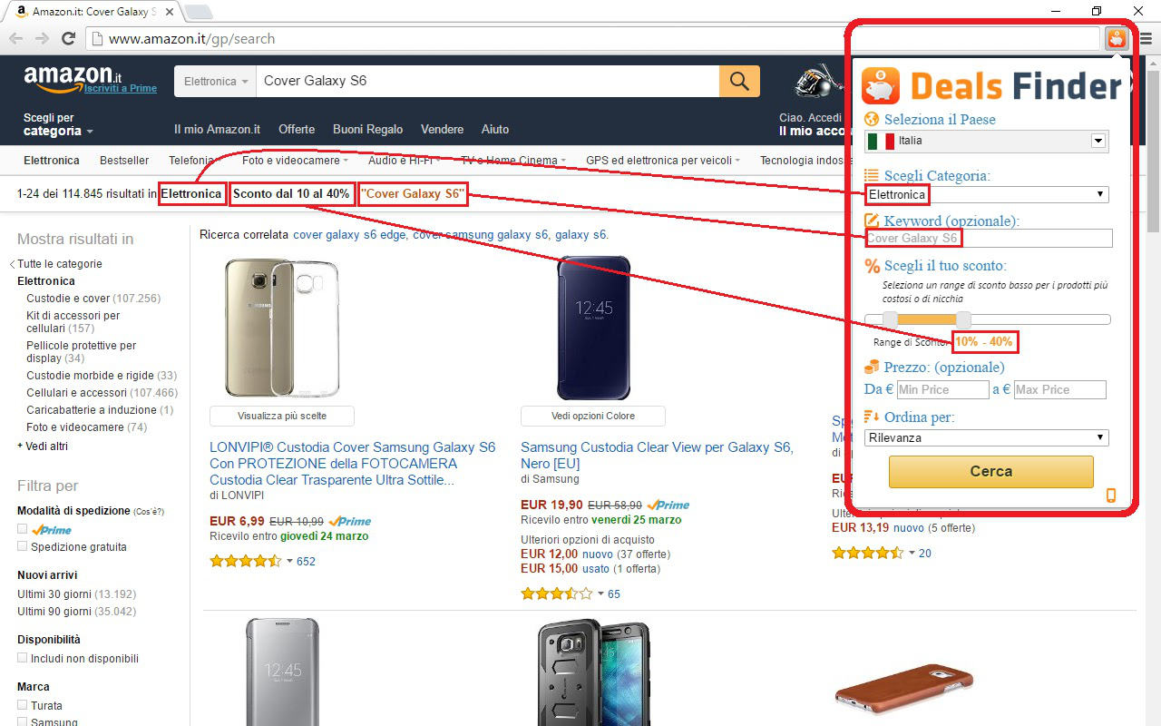 Amazon Deals Finder