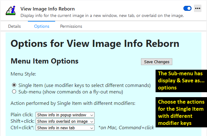 View Image Info Reborn