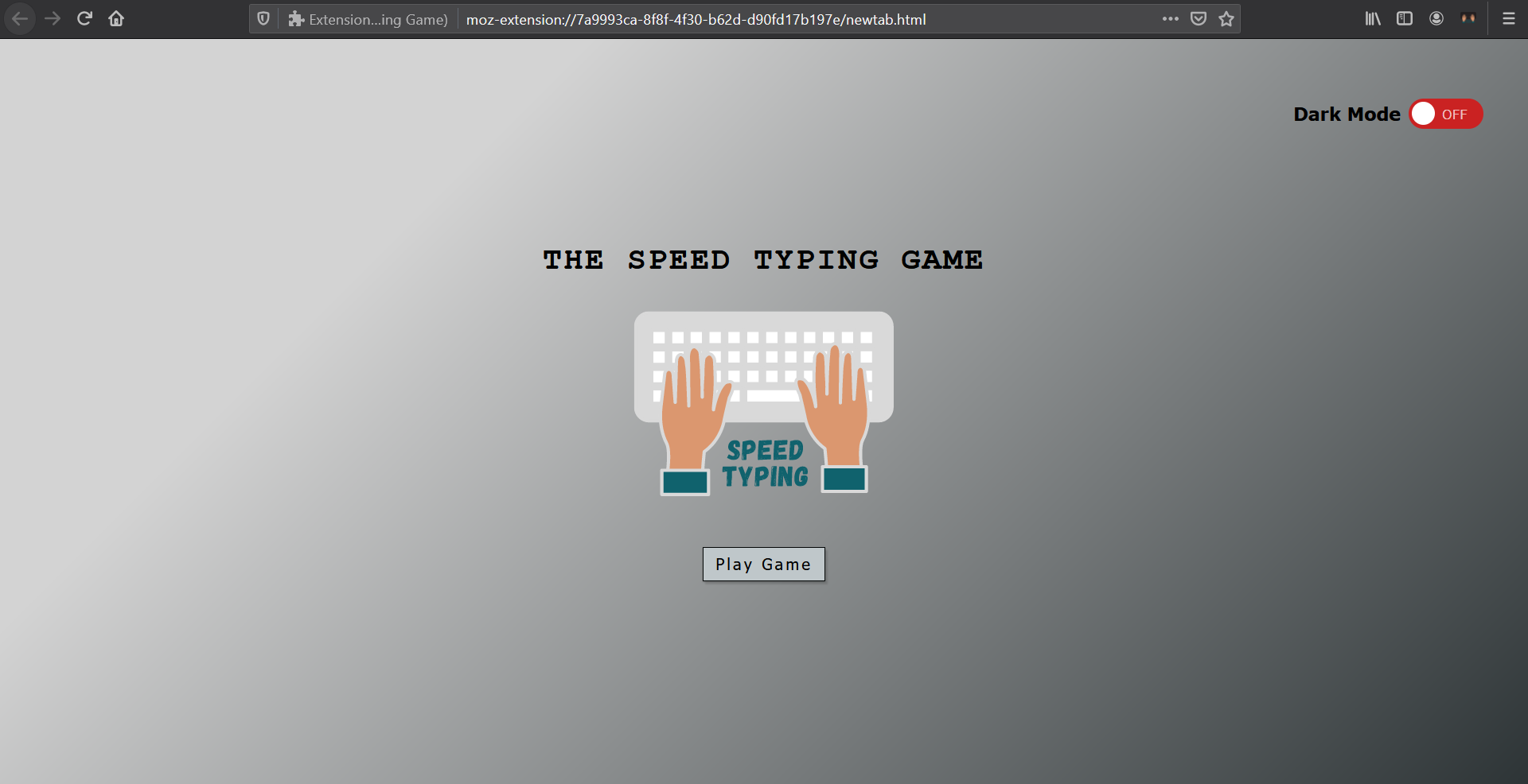 Speed Typing Game