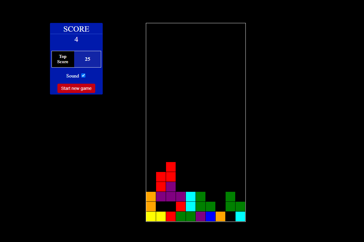 Ultra Tetris Game