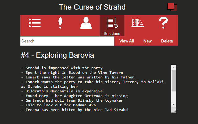 Tabletop Adventure Journal