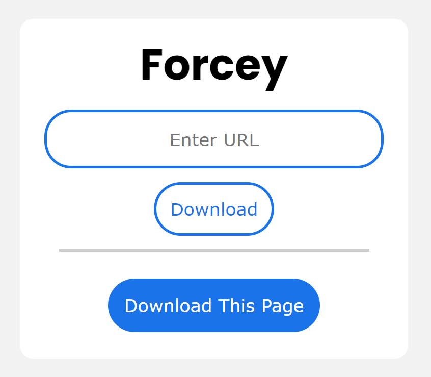 Forcey - Force Download