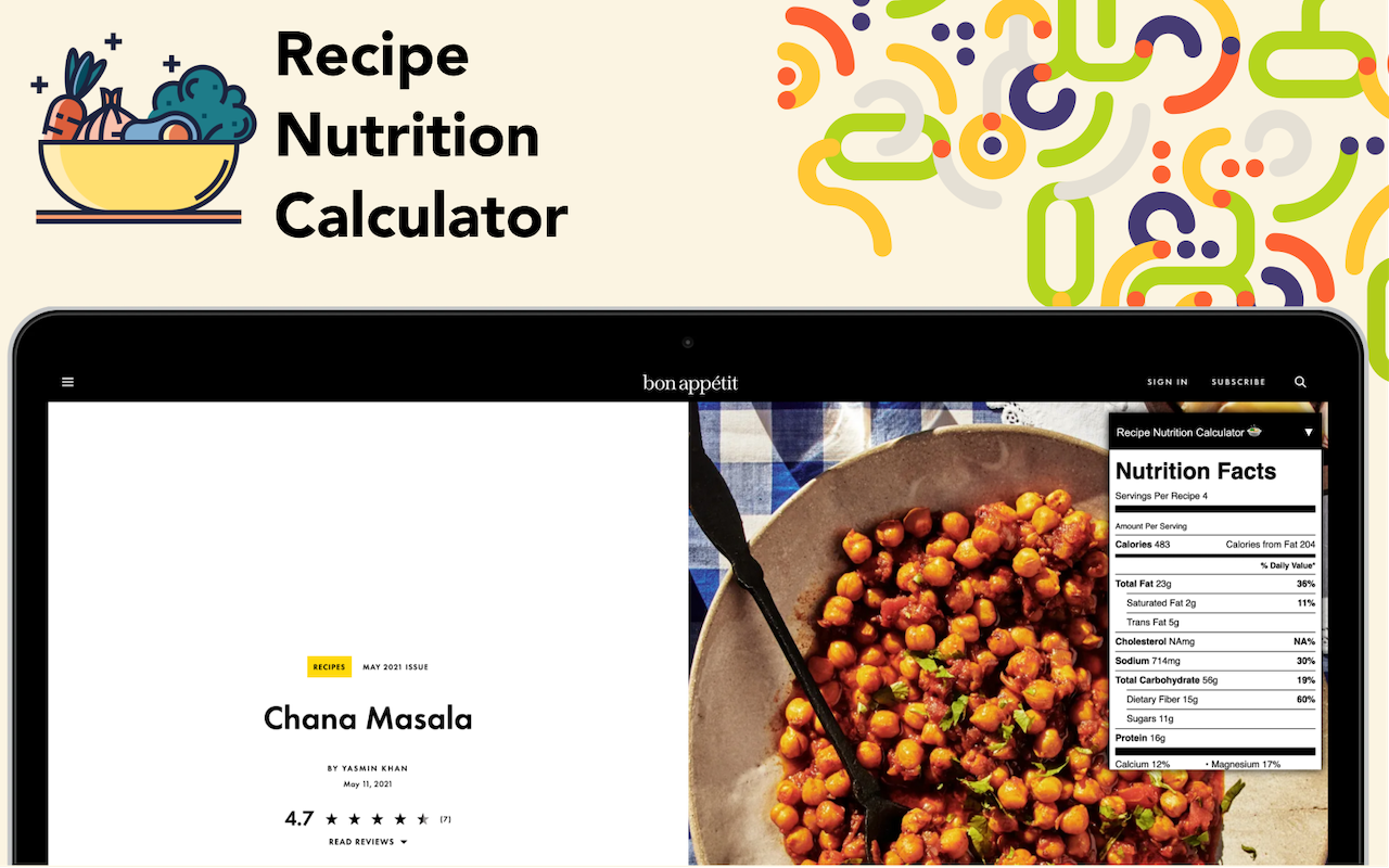 Recipe Nutrition Calculator