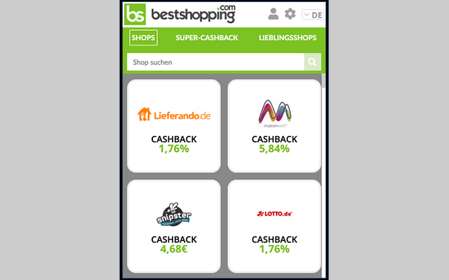 Bestshopping Cashback & Rabattcodes
