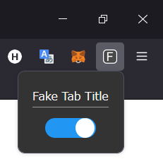 Fake Tab Title