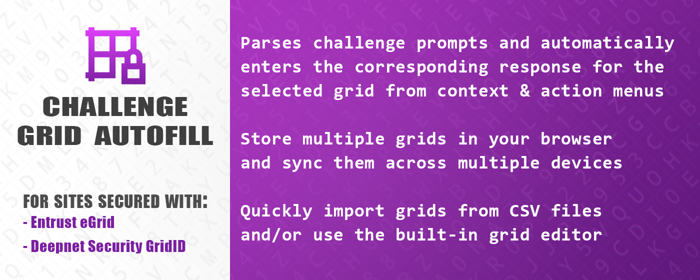 Challenge Grid Autofill