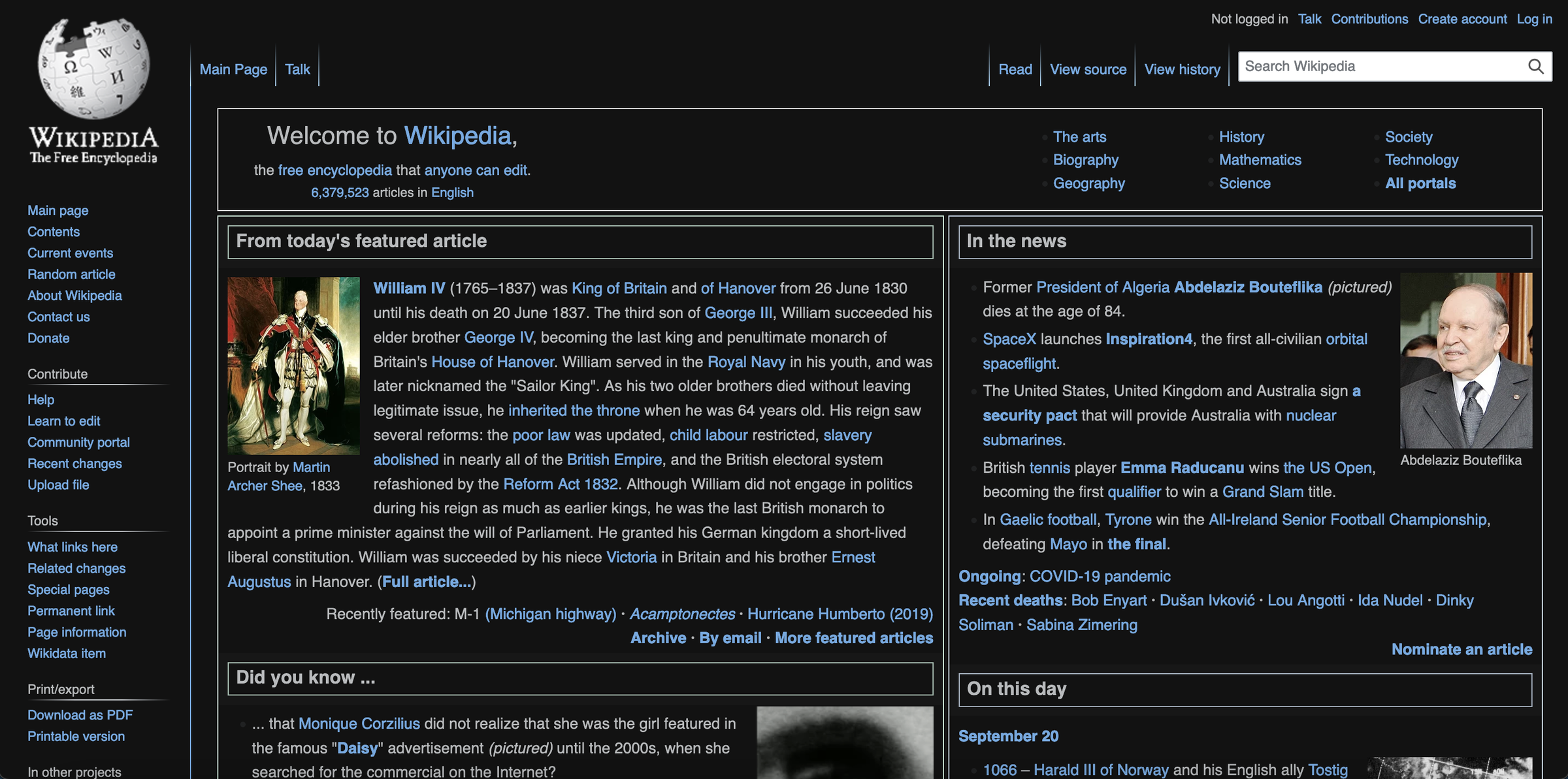Wikipedia Dark Mode - Visually Accessible