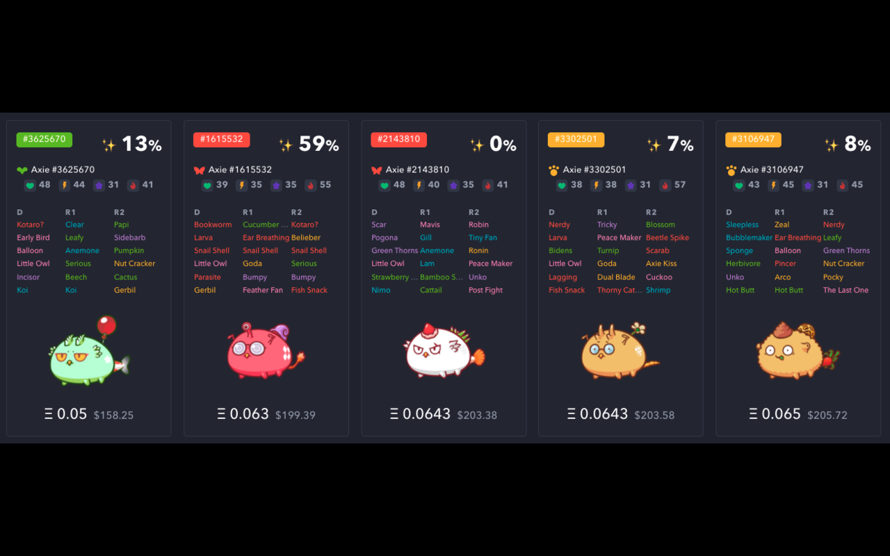 AxieDex - The Ultimate Axie Extension