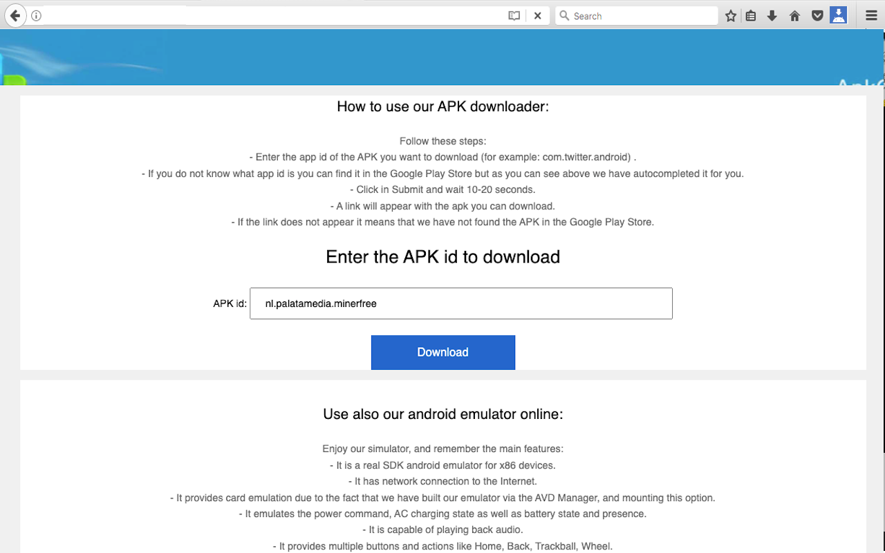 Apk Downloader manager for Android