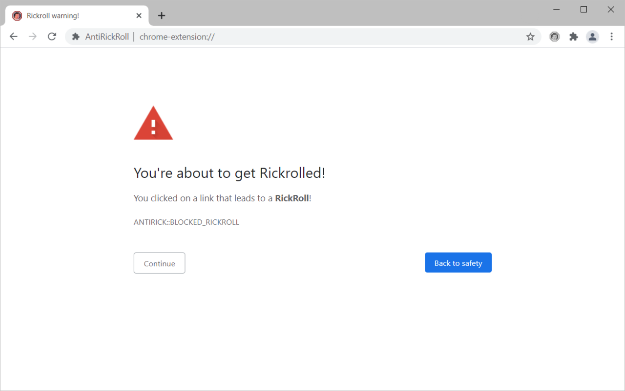 rickroll blocker – Get this Extension for 🦊 Firefox (en-US)