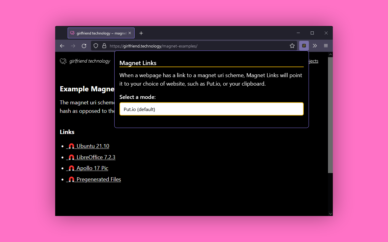 Magnet Links – this Extension for (en-US)
