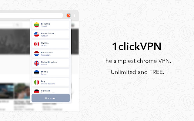 1clickVPN - Secure and Free VPN