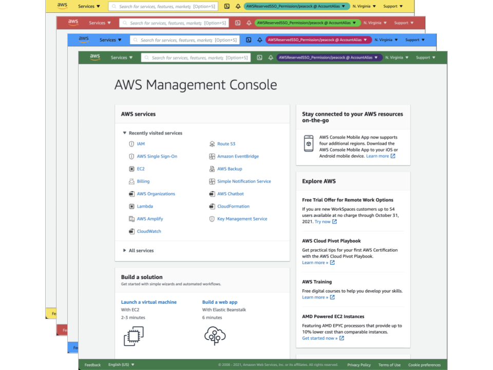 AWS Peacock Management Console