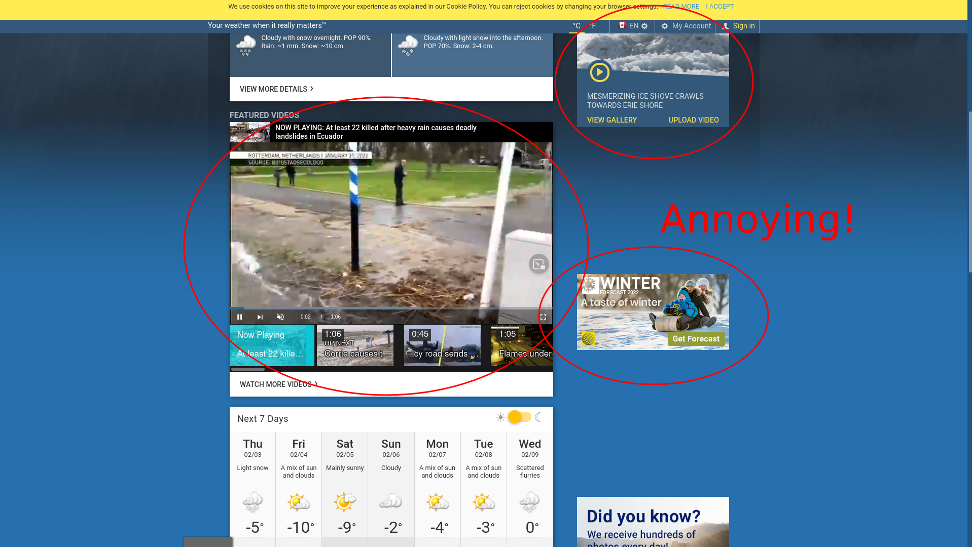 simple weather network