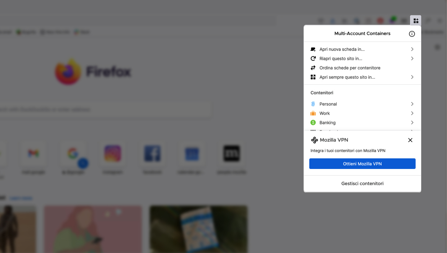Firefox Multi-Account Containers – Get this Extension for