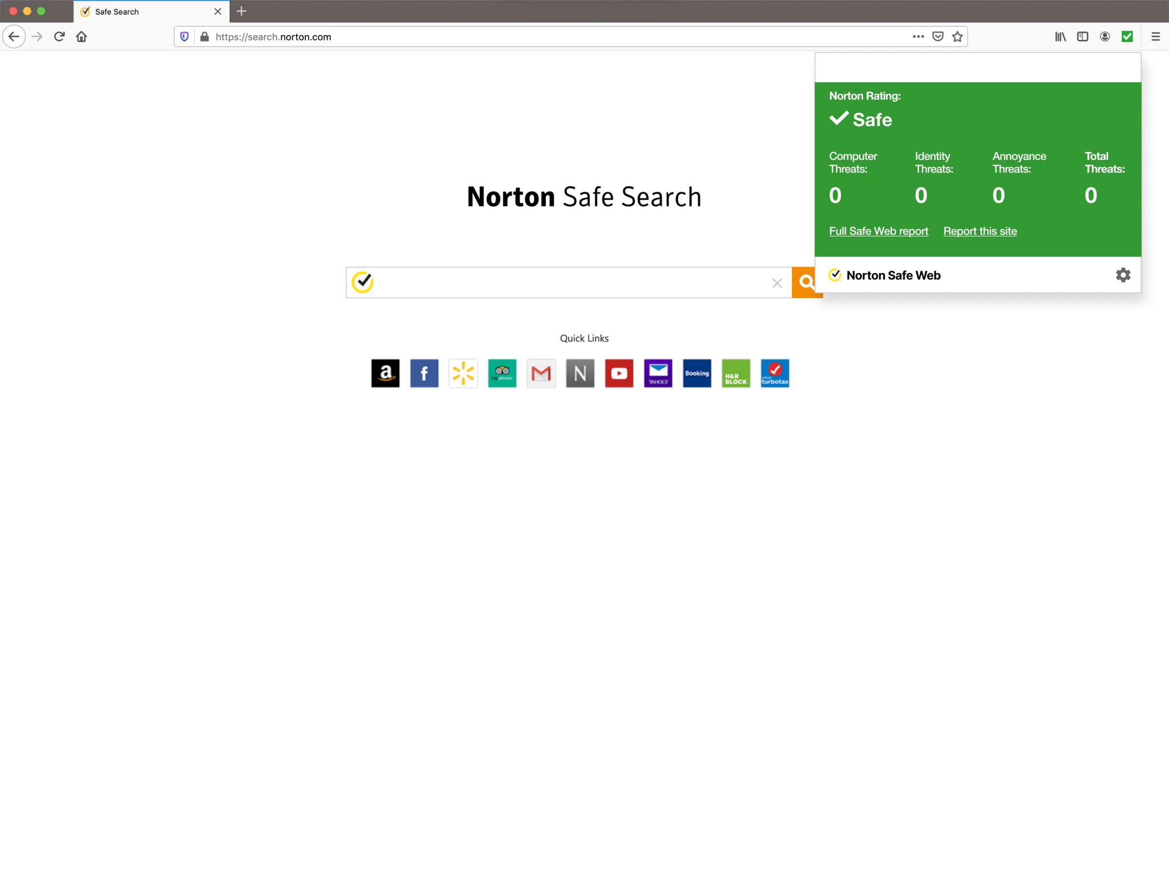 Norton Safe Web promo image
