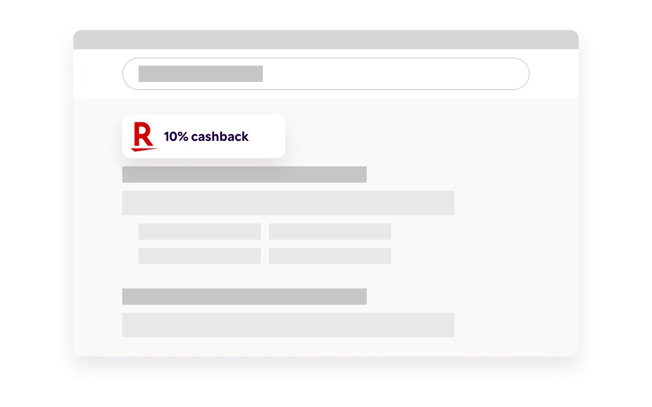 Rakuten Cashback: Browser-Erweiterung