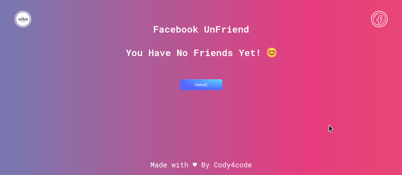 Facebook Friends Remove