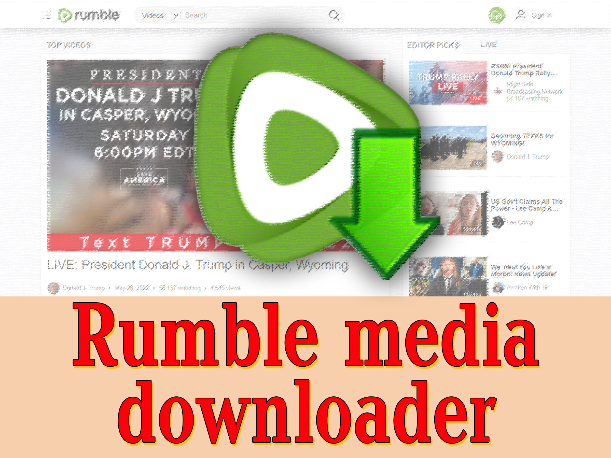 Rumble download media