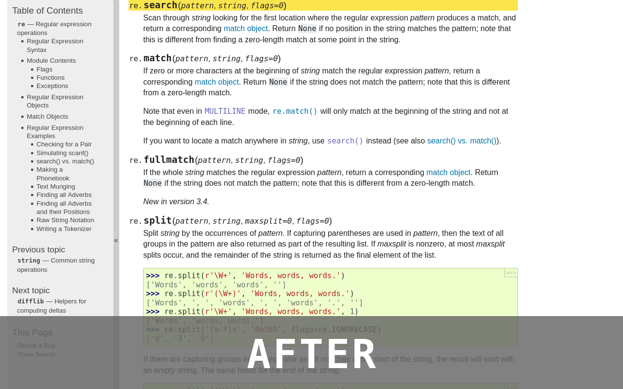 Python No Highlight