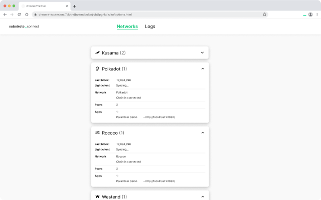 Substrate Connect Extension
