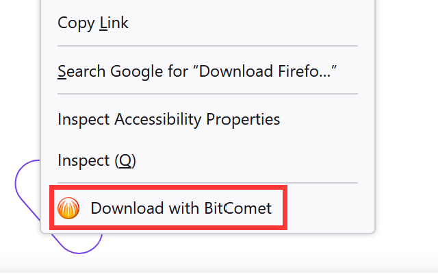 BitComet Download Extension