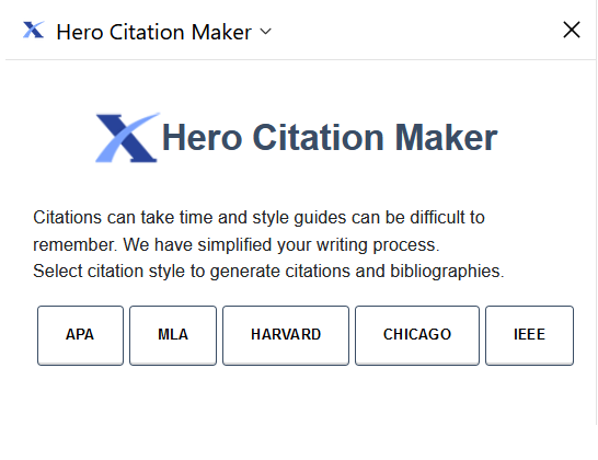 Hero Citation Generator