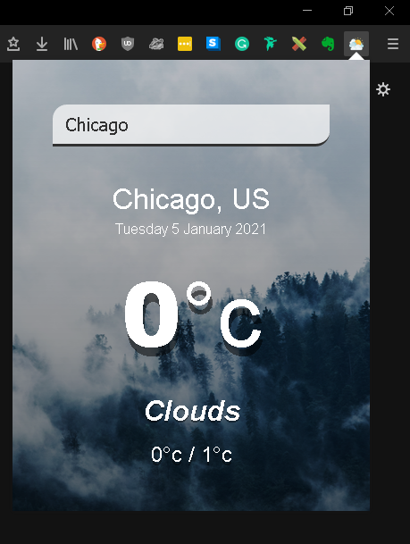 Weather App Extension