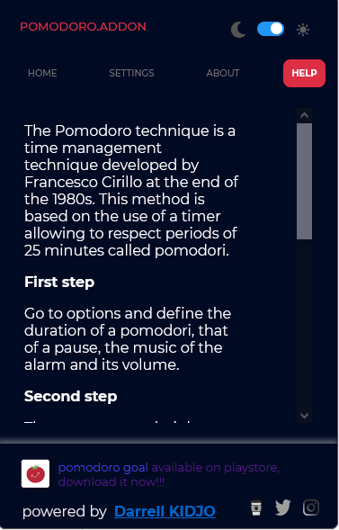 Pomodoro.addon