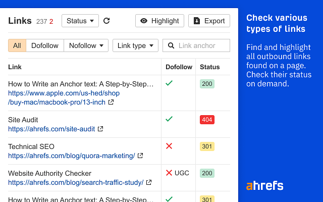 Ahrefs SEO Toolbar: On-Page and SERP Tools