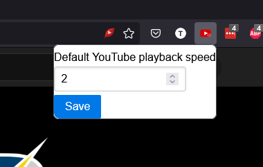 Youtube Playback Speed