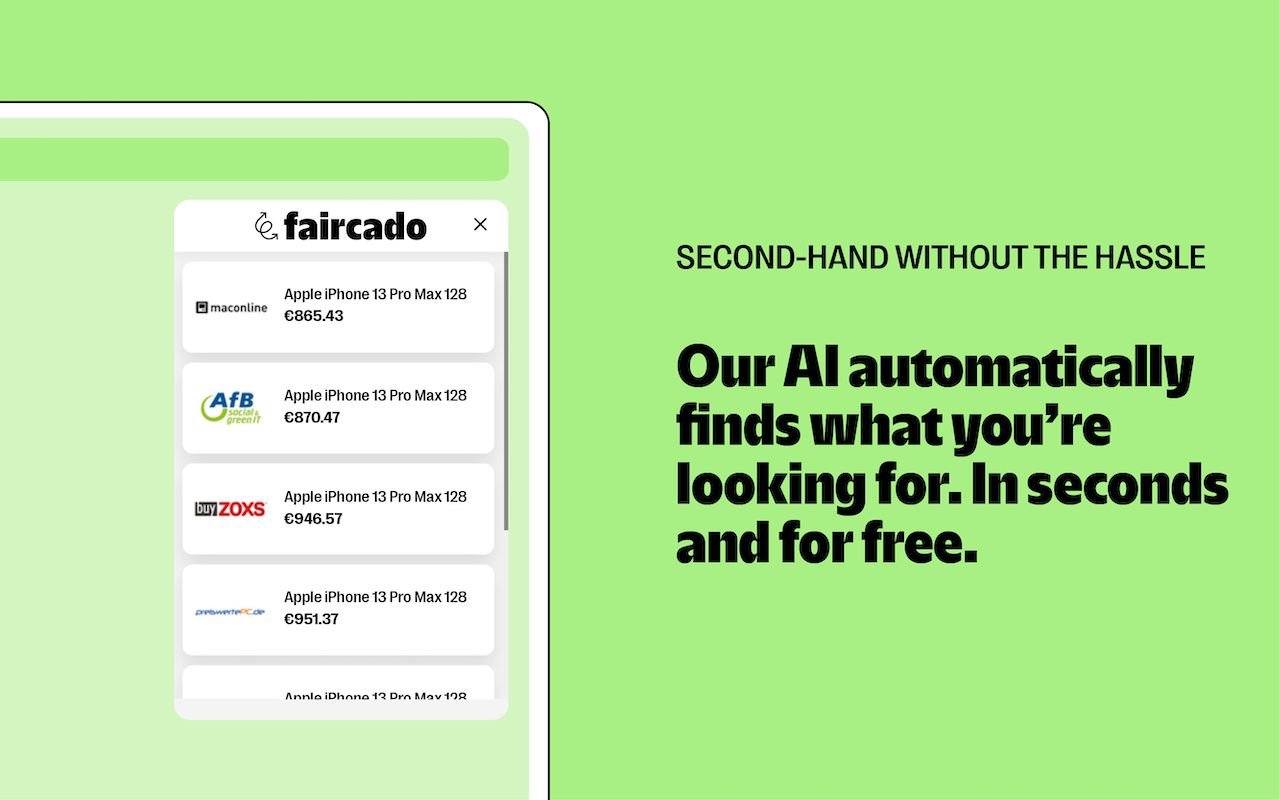 faircado - Second-hand first!