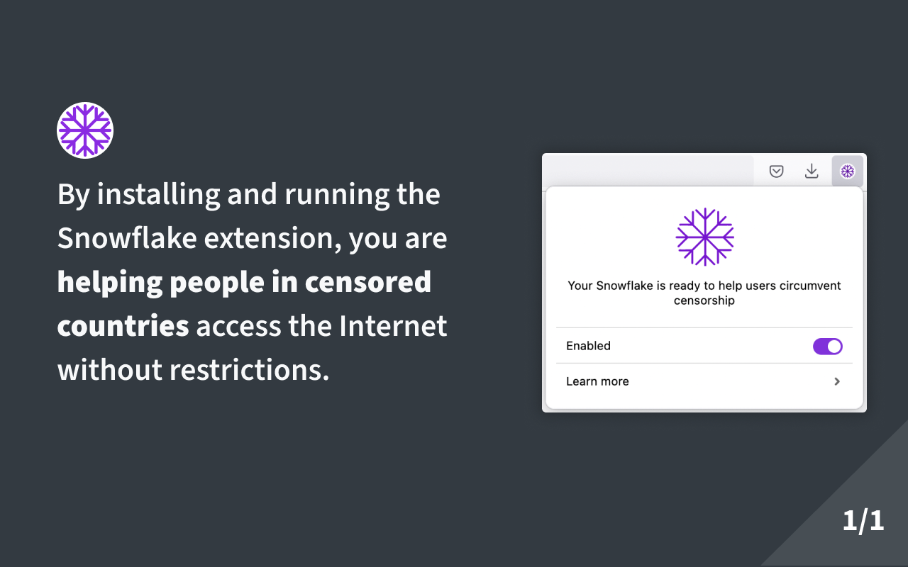 Snowflake – Get this Extension for 🦊 Firefox (en-US)