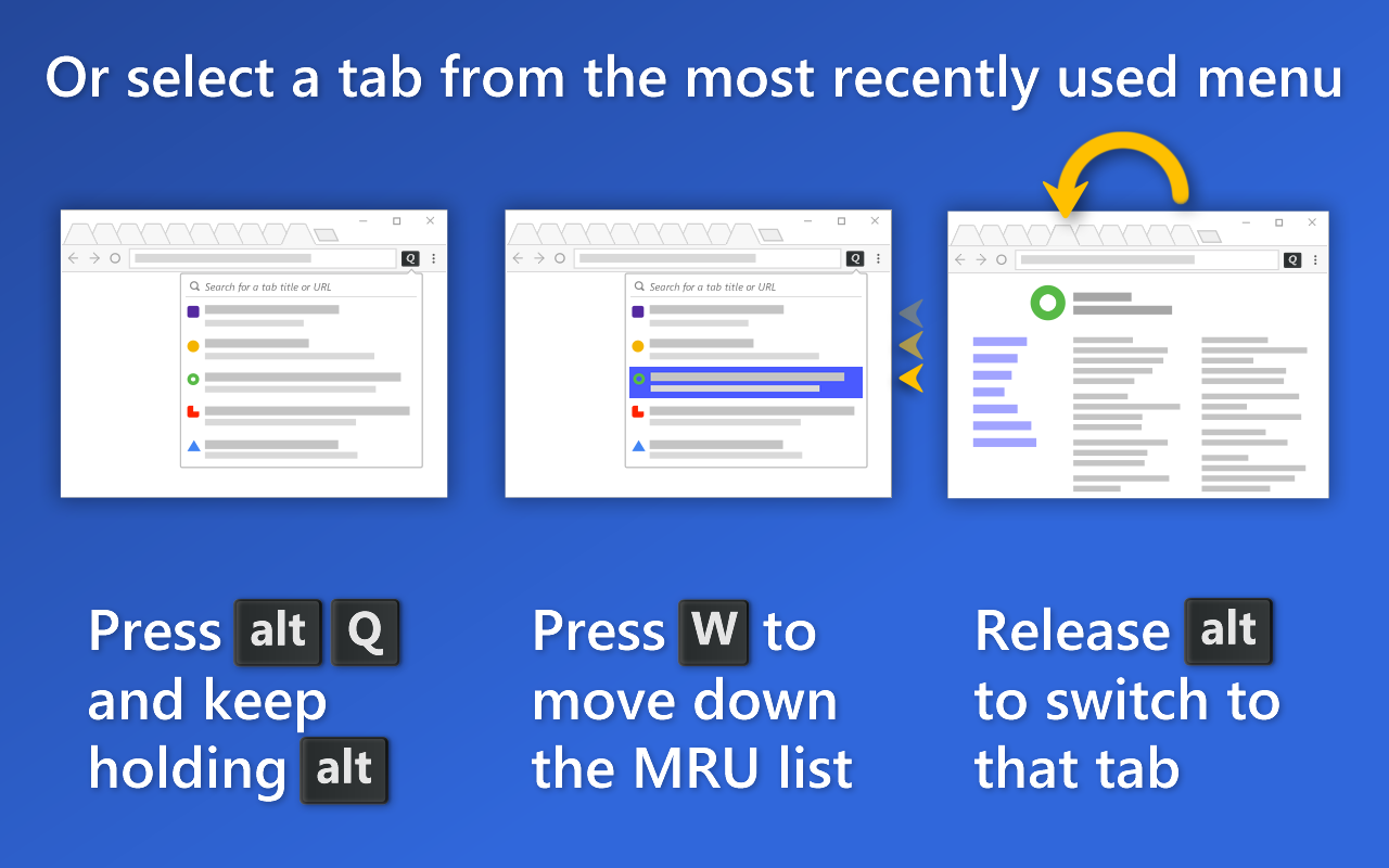 QuicKey – The quick tab switcher